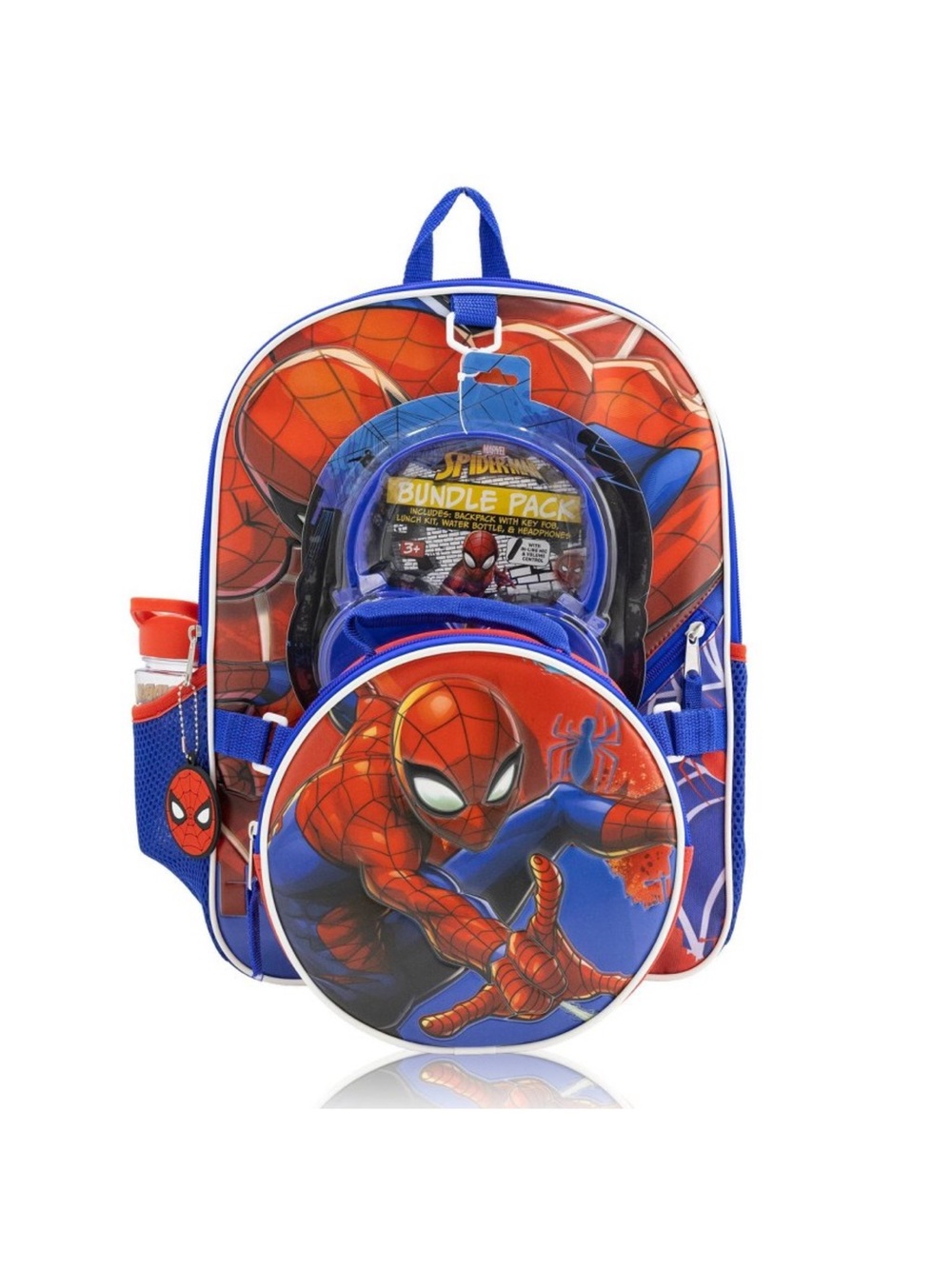 Marvel Lightweight 4pc Set with headphone
Backpack - Spider-Man